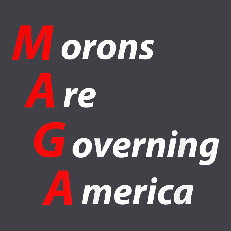 Morons Are Governing America Anti Trump Political T Shirt Heavyweight Hoodie by lanVoArt | Teevron