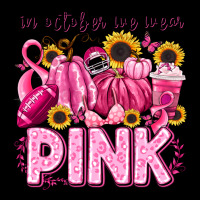 In October We Wear Pink Football Premium Tee | Teevron