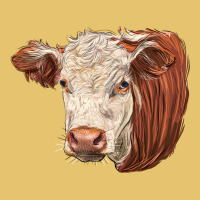 Hereford Cow Face Premium Sweatshirt | Teevron