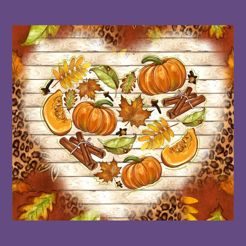 Fall Heart With Leopard Vintage Hoodie by TumblerDesignByShophia | Teevron