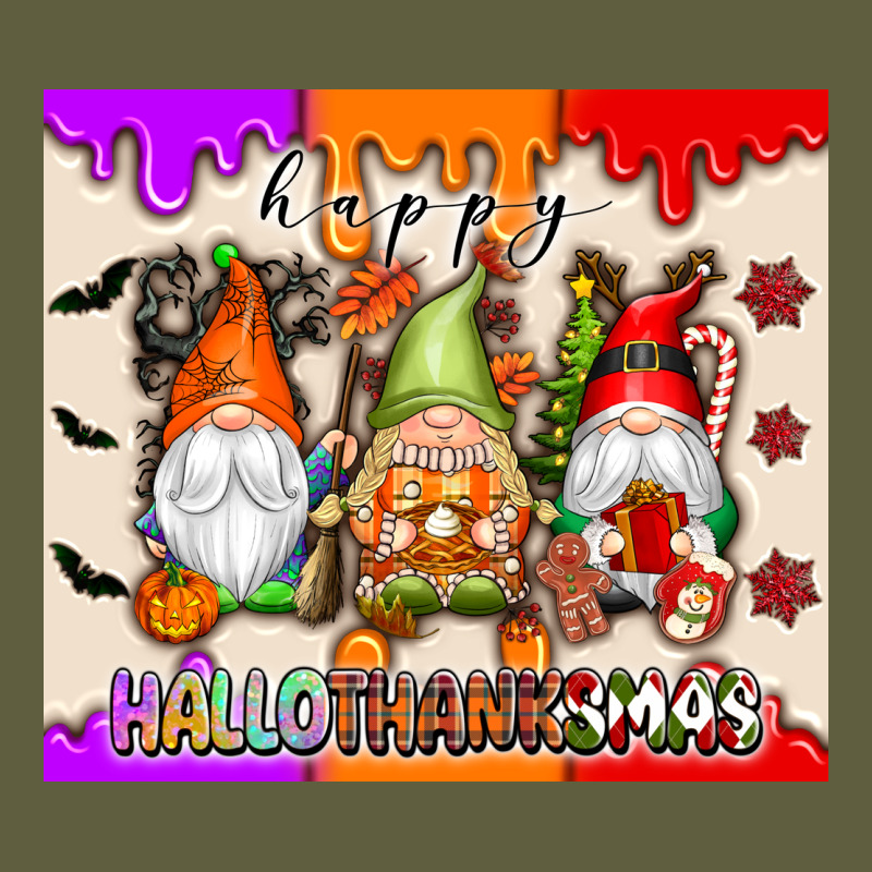 Happy Hallothanksmas Gnomes Vintage Tee by texasbilliewilder | Teevron