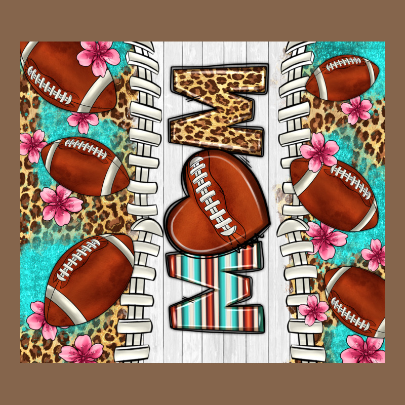 American Football Mom Premium Tee by LillyAllenDesigns | Teevron