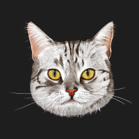 American Shorthair Cat Face Classic Tee | Teevron