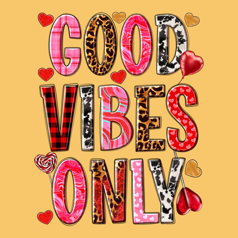 Good Vibes Only Valentine's Day Vintage Hoodie by HowdyJamesFarm | Teevron