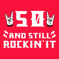 50 Birthday Rock Whitw Classic Tee | Teevron