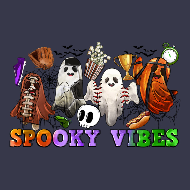 Spooky Vibes Sports Ghosts Long Sleeve Tee by CowGirlArtShop | Teevron