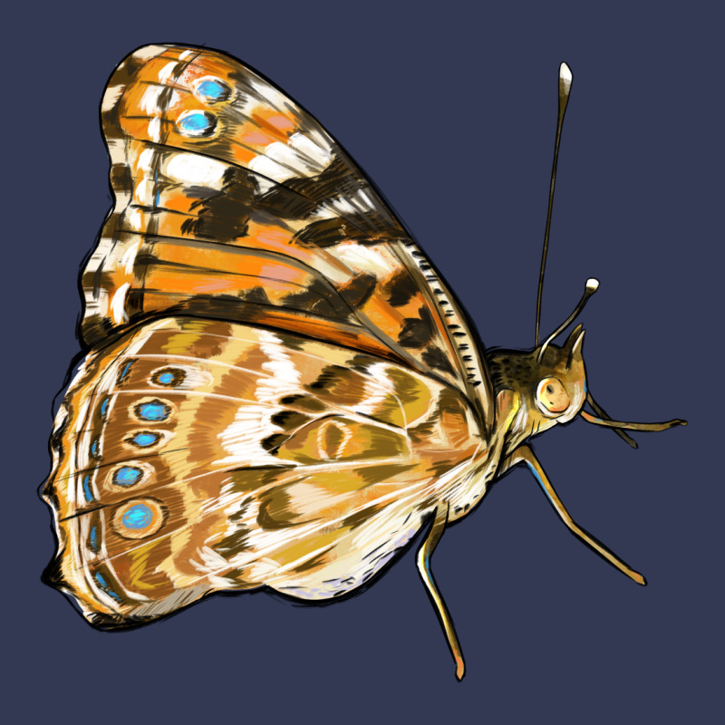 Painted Lady Butterfly Heavyweight Hoodie by LillyAllenDesigns | Teevron