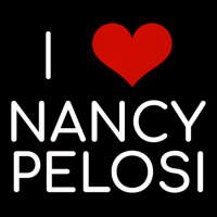 Limited Edition I Love Nancy Pelosi Heart Madam Speaker Democratic Pol Heavy Core Tee | Teevron