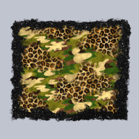 Camouflage And Leopard Background Premium Hoodie | Teevron
