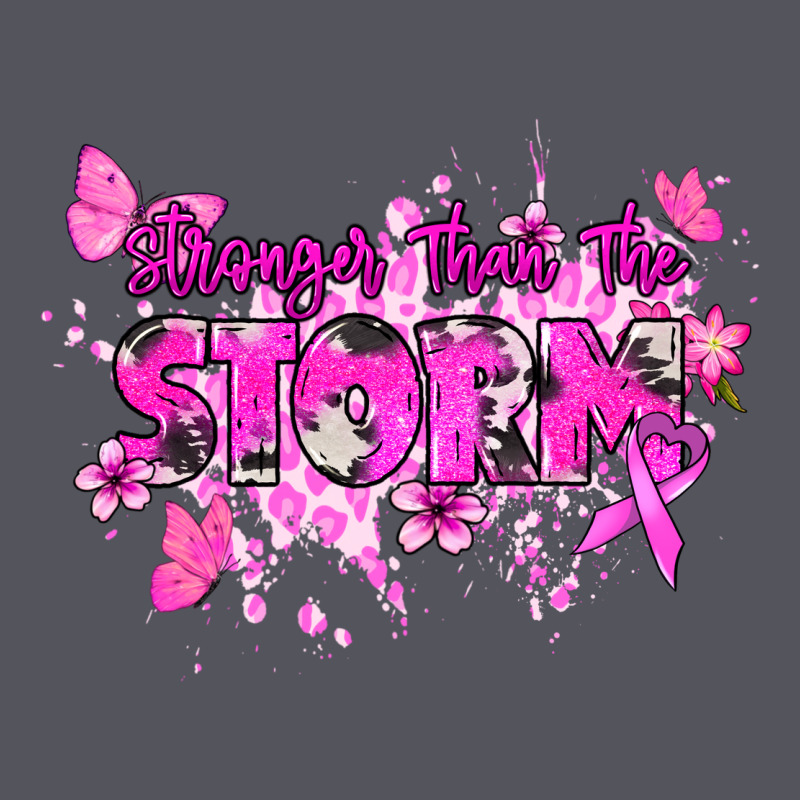 Stronger Than The Storm Cancer Awareness Vintage Hoodie by HowdyJamesFarm | Teevron