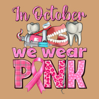 In October We Wear Pink Breast Cancer Awareness Vintage Tee | Teevron