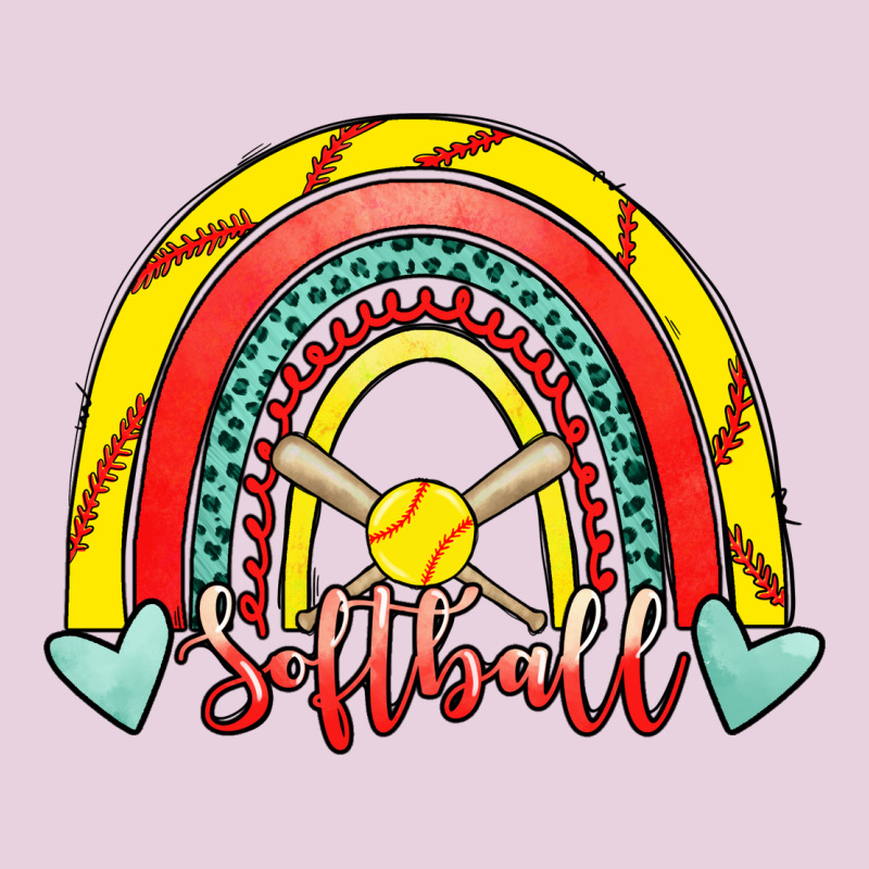 Softball Rainbow Ladies Tee by RanaPortraitStore | Teevron
