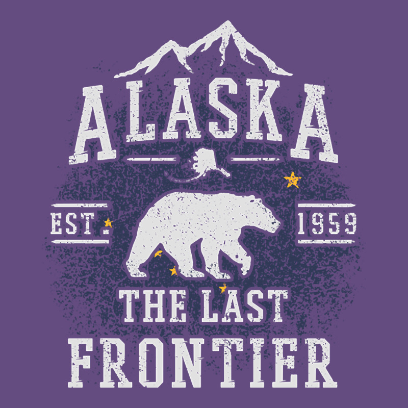 Alaska The Last Frontier Vintage Hoodie by lanVoArt | Teevron
