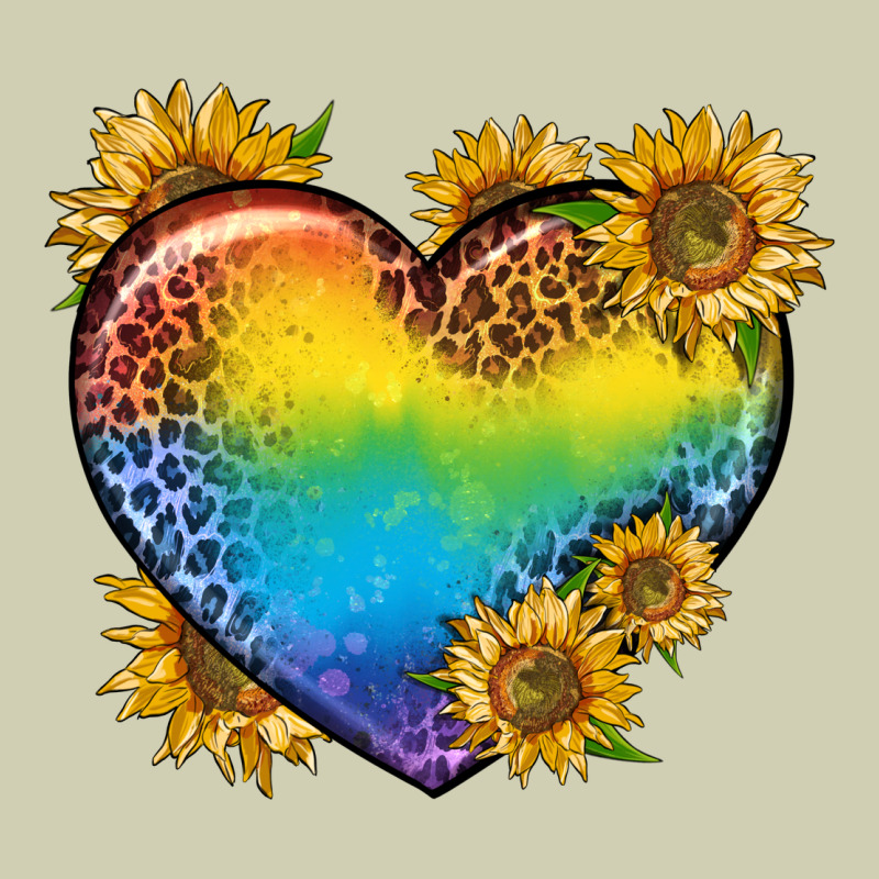 Pride Heart And Sunflower Heavy Core Tee by BundleAndBundleShop | Teevron