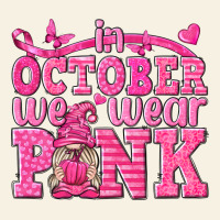 In October We Wear Pink With Gnome Vintage Tee | Teevron