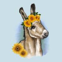 Sunflower Baby Donkey Ladies Tee | Teevron