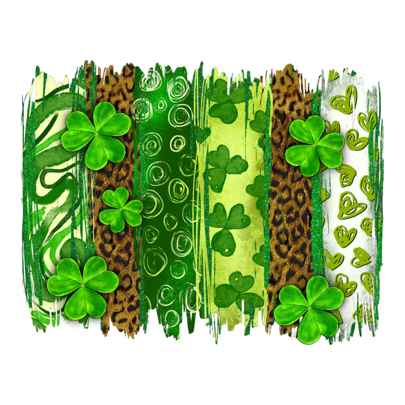 St Patricks Day Brush Stroke Premium Tee by RanaPortraitStore | Teevron