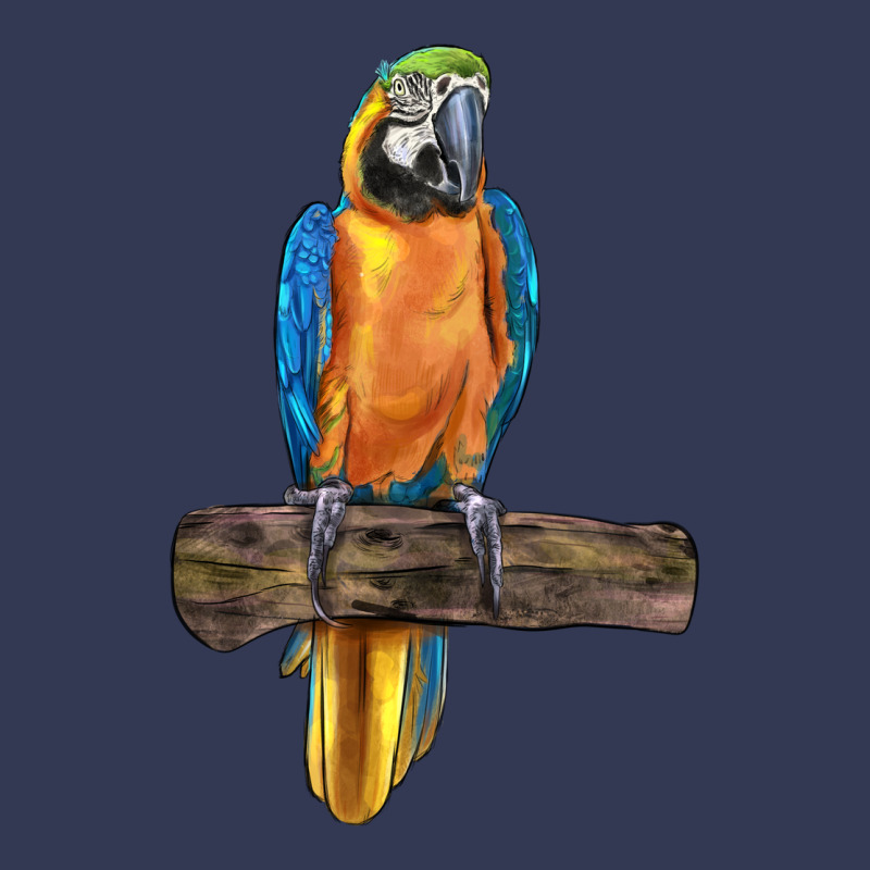 Blue Throated Macaw Heavyweight Hoodie by LillyAllenDesigns | Teevron