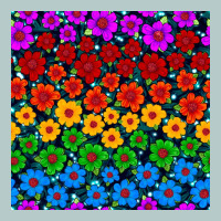 Pride Lgbtq Flowers Seamless Pattern Heavy Core Tee | Teevron