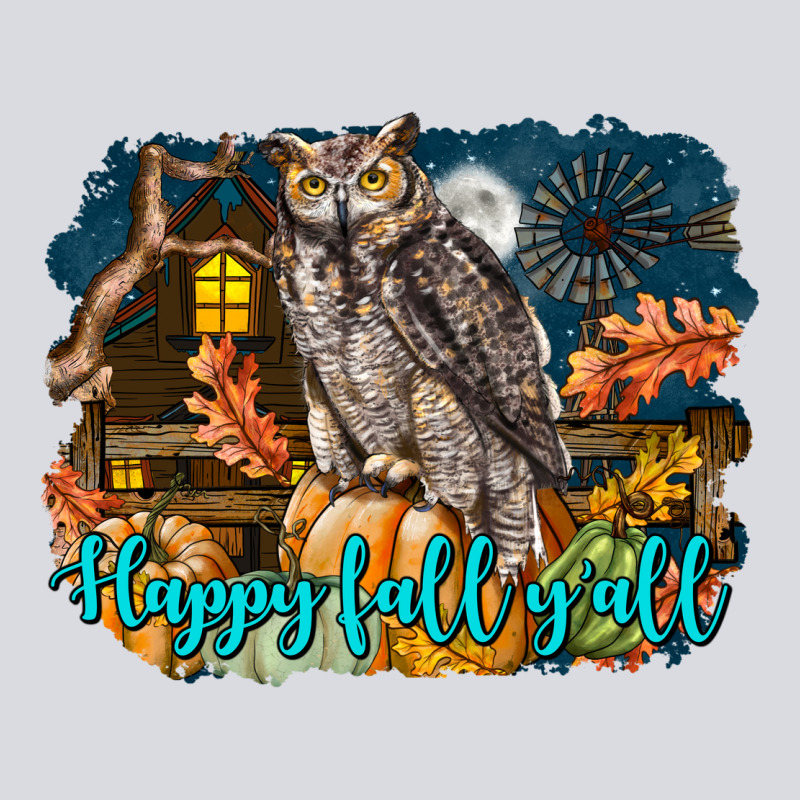 Happy Fall Y'all Owl Zipper Hoodie by LillyAllenDesigns | Teevron