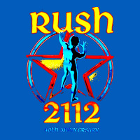 Rush Blue Starman 2112  40th Anniversary Urban Hoodie | Teevron