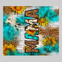 Mama Leopard Sunflower Premium Tee | Teevron