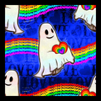Pride Lgbtq Ghosts And Heart With Rainbow Seamless Heavy Core Tee | Teevron