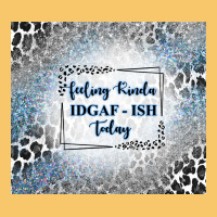 Feeling Kinda Idgaf Ish Today With Leopard And Gli Vintage Hoodie | Teevron