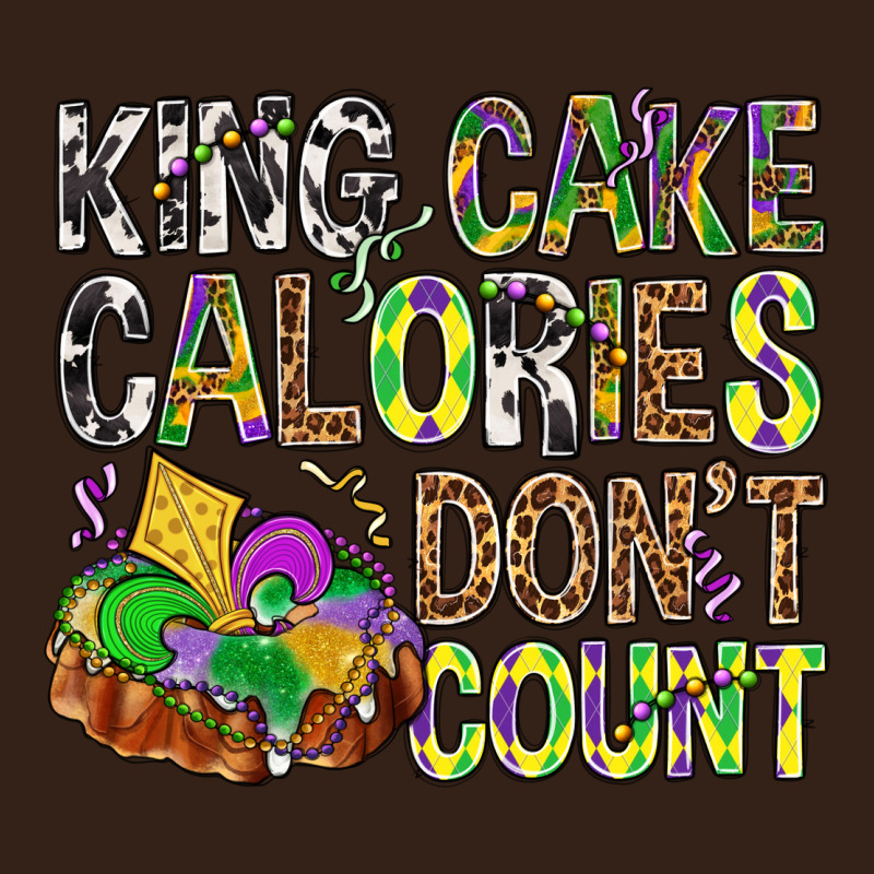 King Cake Calories Don't Count Mardi Gras Heavy Core Tee by BundleAndBundleShop | Teevron