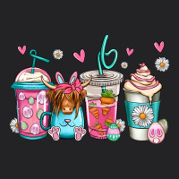 Easter Longhaired Cow Coffee Cups Vintage Tee | Teevron