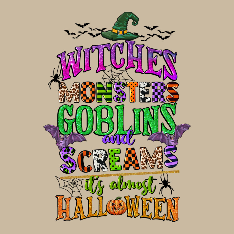 Witches Monsters Goblins And Screams Its Almost Halloween Long Sleeve Tee by CowGirlArtShop | Teevron