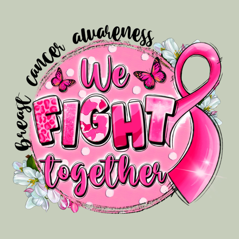 Breast Cancer Awareness We Fight Together Ladies Tee by LillyAllenDesigns | Teevron