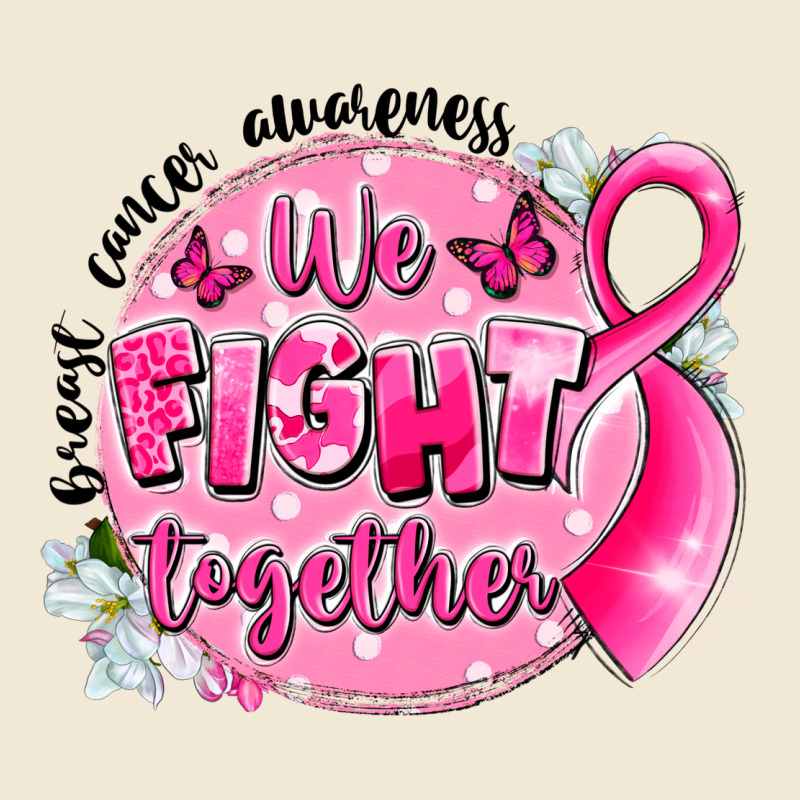 Breast Cancer Awareness We Fight Together Ladies Tee by LillyAllenDesigns | Teevron