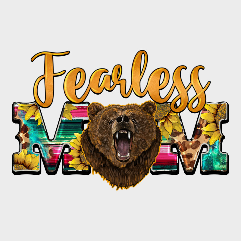 Fearless Mom Bear Urban Hoodie by BarkalooDesign | Teevron