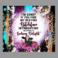 I'm Sorry If You Find My Resting Bitchface Intimid Vintage Hoodie | Teevron