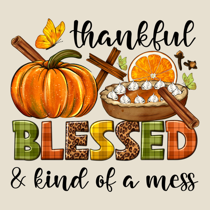 Thankful Blessed And Kind Of A Mess Urban Heavy Tee by NancyCooperArtShop | Teevron