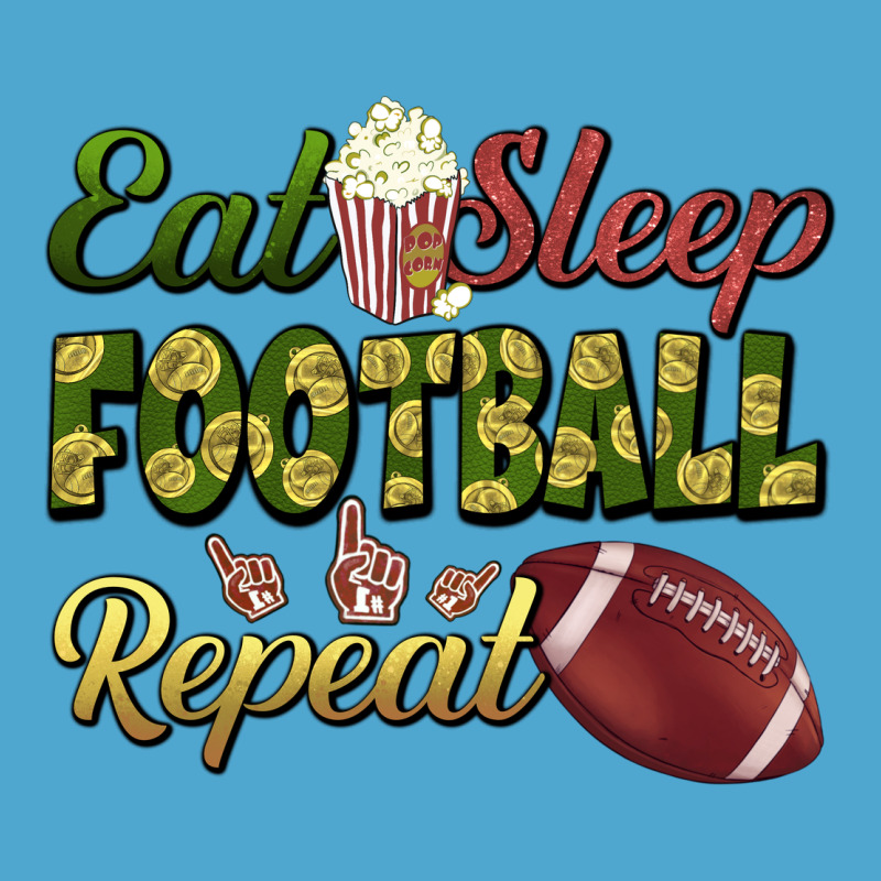 Eat Sleep Football Repeat Premium Hoodie by BundleAndBundleShop | Teevron