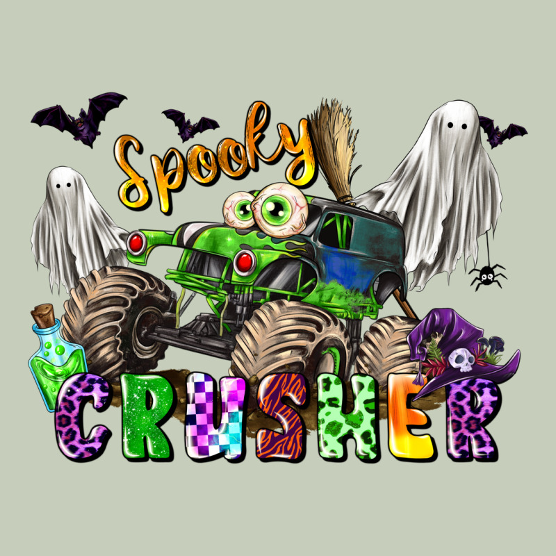 Spooky Crusher Monster Truck Ladies Tee by LillyAllenDesigns | Teevron