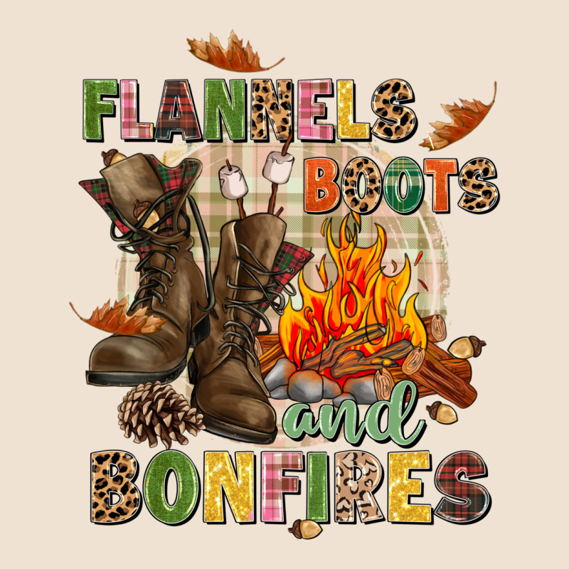 Flannels Boots And Bonfires Urban Heavy Tee by NancyCooperArtShop | Teevron