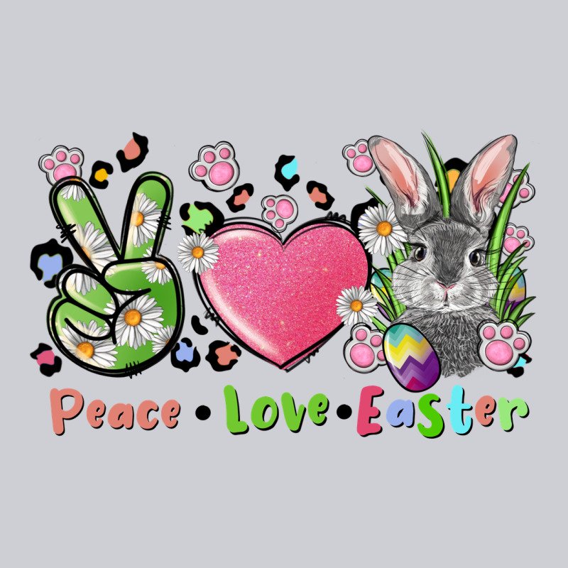 Peace Love Easter Bunny Heavyweight Sweatshirt by FaDigitalArtStudio | Teevron