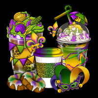 Mardi Gras Coffee Cups Heavy Core Tee | Teevron