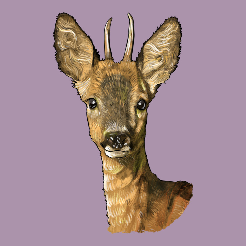 Red Brocket Deer Head Heavyweight Hoodie by LillyAllenDesigns | Teevron