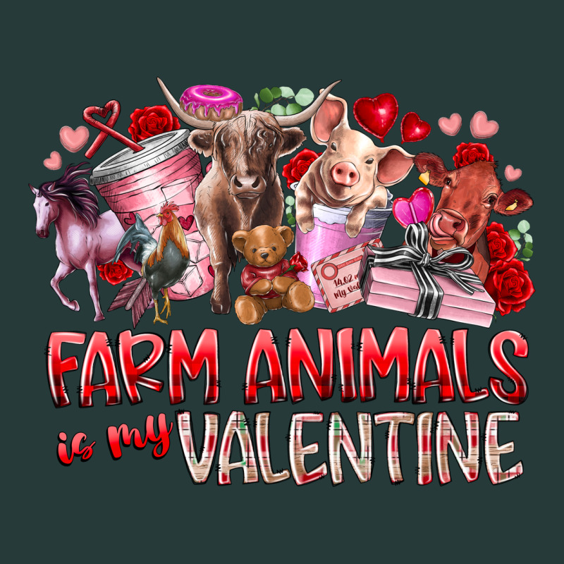 Farm Animals Is My Valentine Premium Sweatshirt by RacoonDesign | Teevron