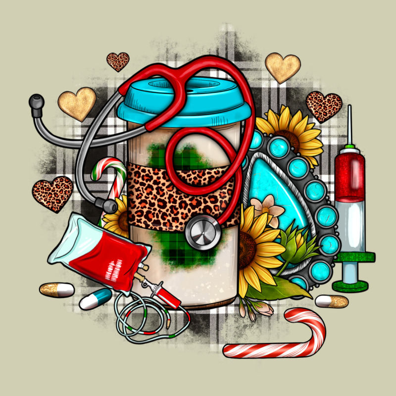 Christmas Sunflower Gemstone Nurse Heavy Core Tee by JahusDesignShop | Teevron