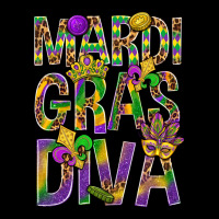 Mardi Gras Diva Heavy Core Tee | Teevron