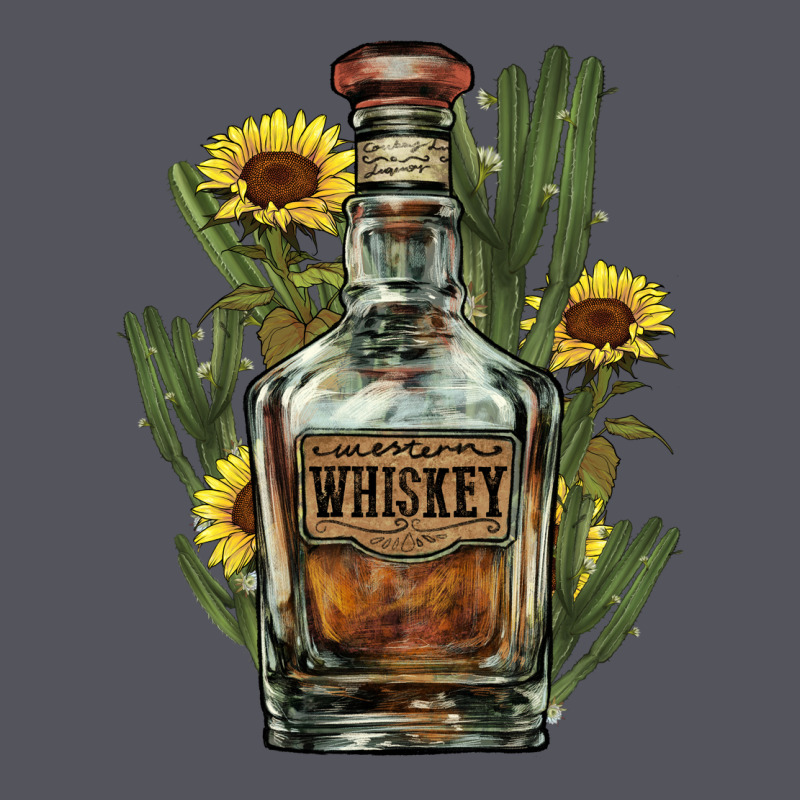 Western Whiskey Bottle Vintage Hoodie by HowdyJamesFarm | Teevron