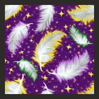 Mardi Gras Feathers Seamless Pattern Heavy Core Tee | Teevron