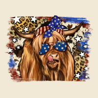 4th Of July Highland Cattle Ladies Tee | Teevron