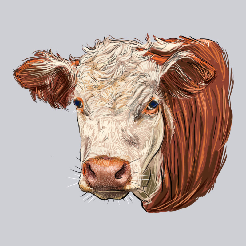 Hereford Cow Face Classic Tee by LillyAllenDesigns | Teevron