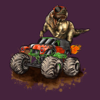 Monster Truck And T Rex Dinosaur Premium Tee | Teevron